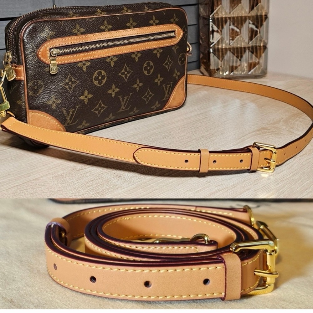 Authentic LOUIS VUITTON
Monogram Marly Dragonne PM Crossbody Bag - Picture 6 of 12